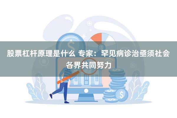 股票杠杆原理是什么 专家：罕见病诊治亟须社会各界共同努力