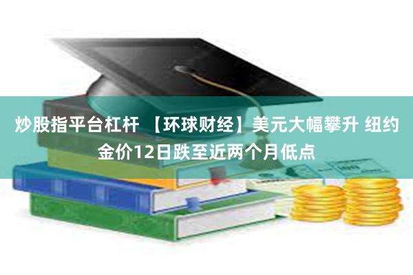 炒股指平台杠杆 【环球财经】美元大幅攀升 纽约金价12日跌至近两个月低点